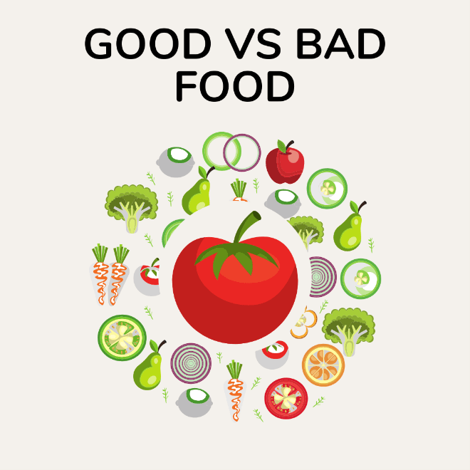 KJ Wellness Good Food Vs Bad Food A Quick Overview KJ Wellness Good Food Vs Bad Food A Quick Overview